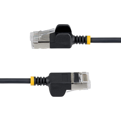 ULTRA SLIM CAT6A CABLE BLACK SLIM RJ45 FTP PATCH CABLE (N6APATSTP34BKS-14FT)