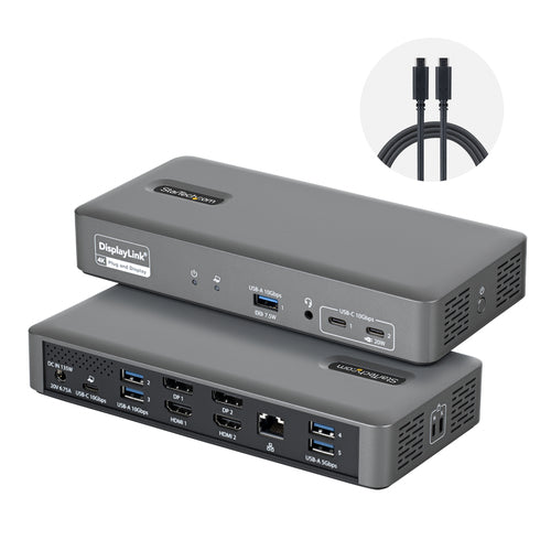 DUAL-MONITOR SMART DOCK - 96W PD HDMI OR DP GBE (194N-USBC-SMARTDOCK)