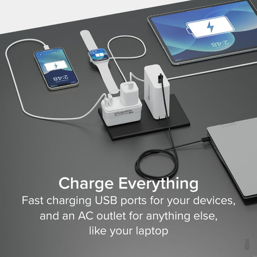 PLUGABLE 32W USBC USB CHARGER 32W USB-C USB-A AC OUTLET CHARGER