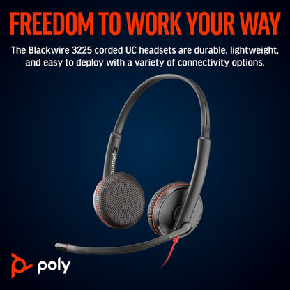 POLY BW 3225 USB-C HS 3.5MMP USB-C/A