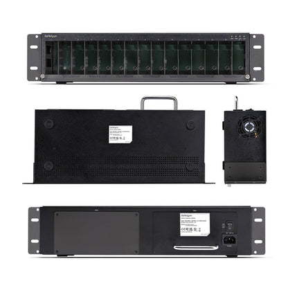 15-SLOT MEDIA CONVERTER CHASSIS UNMANAGED 19IN RACKMOUNT TAA