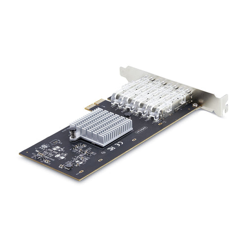4-PORT GBE SFP NETWORK CARD FIBER OPTIC GIGABIT NIC/CONTROLLER