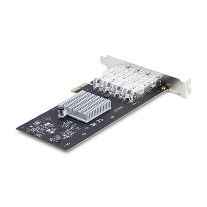 4-PORT GBE SFP NETWORK CARD FIBER OPTIC GIGABIT NIC/CONTROLLER