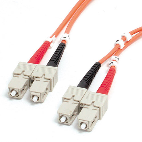 2M MULTIMODE FIBER OPTIC CABLE OM1 SC/SC 10G LSZH FIBER CABLE