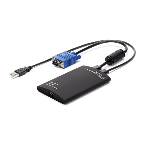 CRASH CART ADAPTER KVM CONSOLE LAPTOP USB VGA PORTABLE KVM CONSOLE