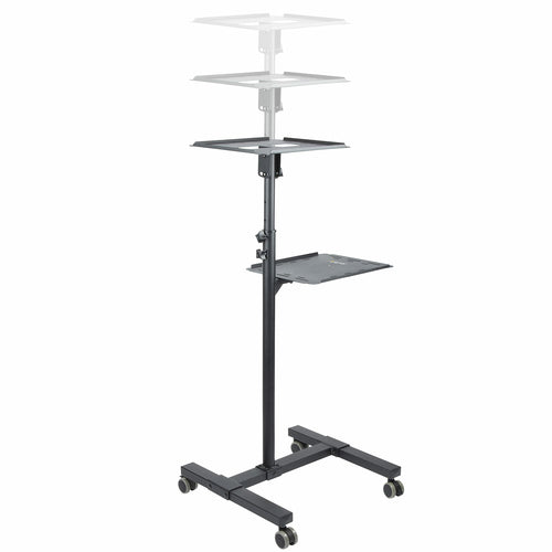 PROJECTOR AND LAPTOP STAND CART MOBILE PORTABLE PROJECTOR STAND