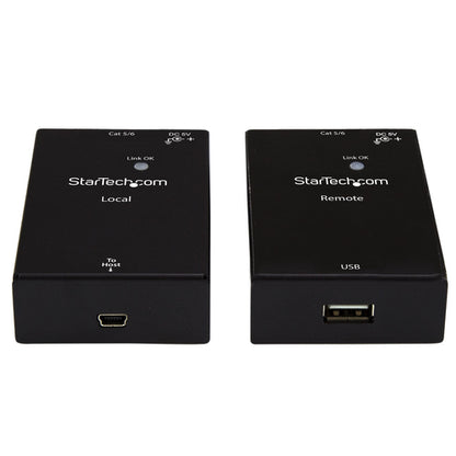 1 PORT USB 2.0 EXTENDER HUB USB-A OVER CAT5/6 ETHERNET RJ45