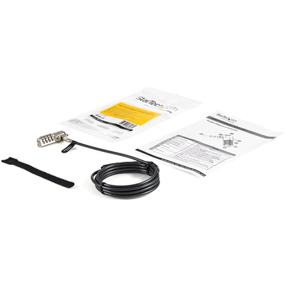 6.5FT LAPTOP CABLE LOCK STEEL 4 DIGIT COMPUTER SECURITY LOCK K SLOT