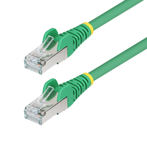 CAT6A ETHERNET CABLE - GREEN 10GBE S/FTP LSZH 100W POE