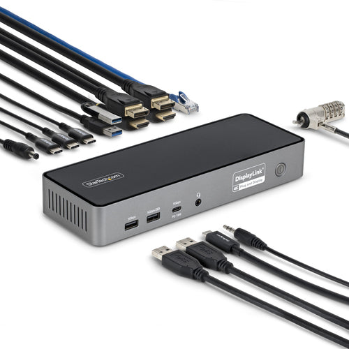 TRIPLE-MONITOR DOCKING STATION 4K 60HZ HDMI/DISPLAYPORT TAA