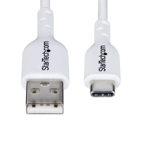 3FT WHITE USB-A TO USB-C CABLE CHARGER CORD USB 2.0 DATA TRANSFER