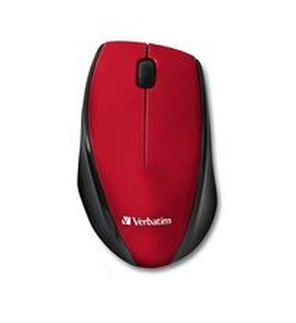WIRELESS BLUE LED OPTICAL MOUSE MULTI-SURFACE NANO RED 97995