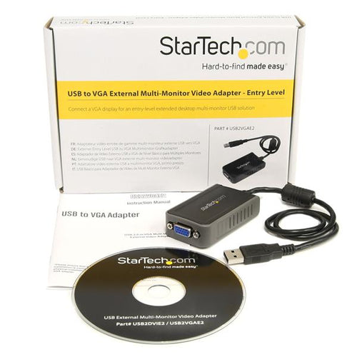 USB TO VGA ADAPTER EXTERNAL DISPLAY VIDEO CONVERTER DONGLE