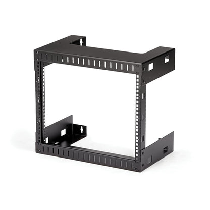 8U WALL MOUNT PATCH PANEL RACK 2 POST OPEN FRAME IT EQUIPMENT RACK