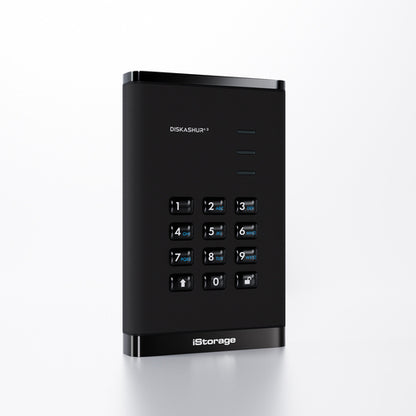 ISTORAGE DISKASHUR3 HDD-PIN-BLK 2TB HARDWARE ENCRYPTED HDD