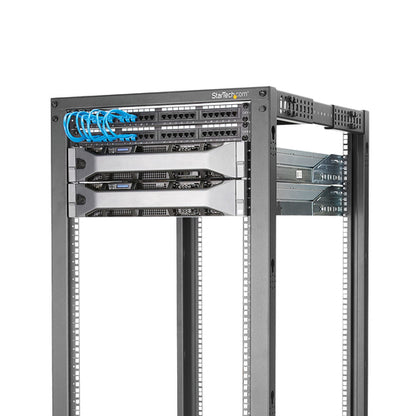 18U OPEN FRAME SERVER RACK 4 POST NETWORK EQUIPMENT RACK