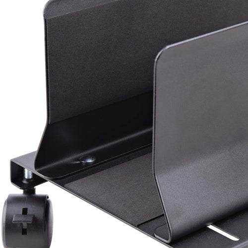COMPUTER TOWER CART ROLLING CPU CADDY ON WHEELS PC MOUNT