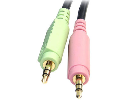 6FT USB DISPLAYPORT KVM CABLE AUDIO USB DP KVM CABLE KVM CORD