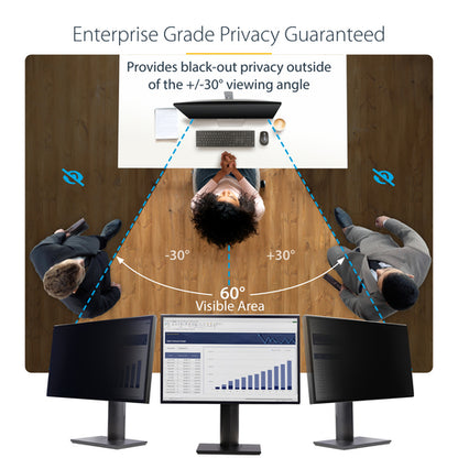 24IN MONITOR PRIVACY SCREEN - HANGING ACRYLIC FILTER/SHIELD
