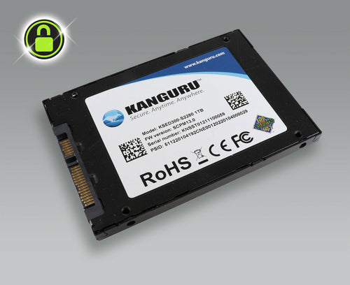 1TB SATA 2.5 KANGURU SED300 FIPS 140-2 HARDWARE ENCRYPTED 2.5
