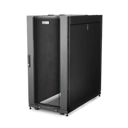 25U SERVER RACK CABINET 4 POST NETWORK EQUIPMENT RACK ENCLOSURE