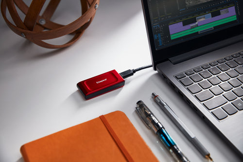 2TB XS1000 RED EXTERNAL USB 3.2 GEN 2 PORTABLE SOLID STATE DRIVE