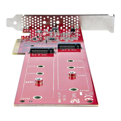 DUAL M.2 PCIE SSD ADAPTER CARD MKEY AHCI NVME M2 SSD PCIE 4.0