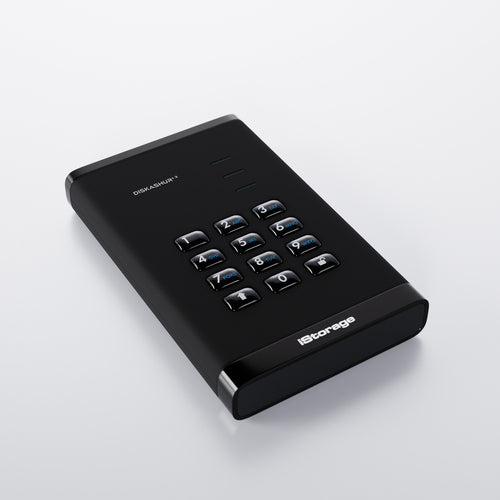 ISTORAGE DISKASHUR3 HDD-PIN-BLK 2TB HARDWARE ENCRYPTED HDD