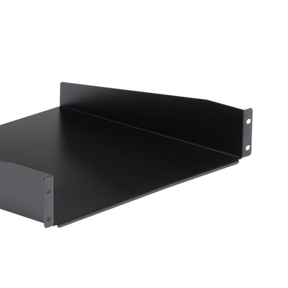 BLACK STANDARD UNIVERSAL SERVER RACK CABINET SHELF