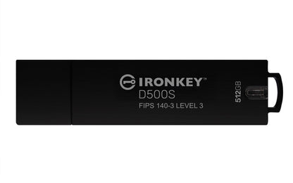 512GB IRONKEY D500S FIPS 140-3 LVL 3 (PENDING) AES-256