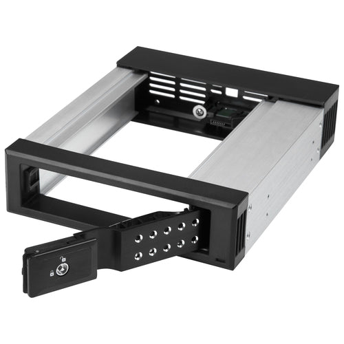 HARD DRIVE BAY MOBILE RACK SATA SAS HDD 5.25 TRAYLESS ADAPTER
