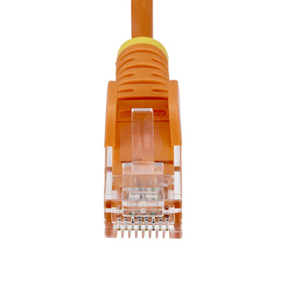 SLIM CAT6 CABLE ORANGE LSZH SLIM SNAGLESS RJ45 UTP PATCH CABLE