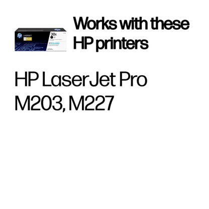 30X BLACK TONER CARTRIDGE FOR LASERJET