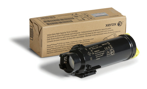 YELLOW EXTRA HIGH CAP TONER WC 6515 PHASER 6510 4300 PAGES