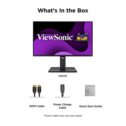 27IN 1080P ERGONOMIC 100HZ MNTR WITH HDMI DISPLAYPORT AND USB HUB