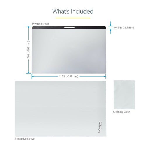 13IN LAPTOP PRIVACY SCREEN ANTI GLARE MACBOOK DISPLAY SCREEN FILTER