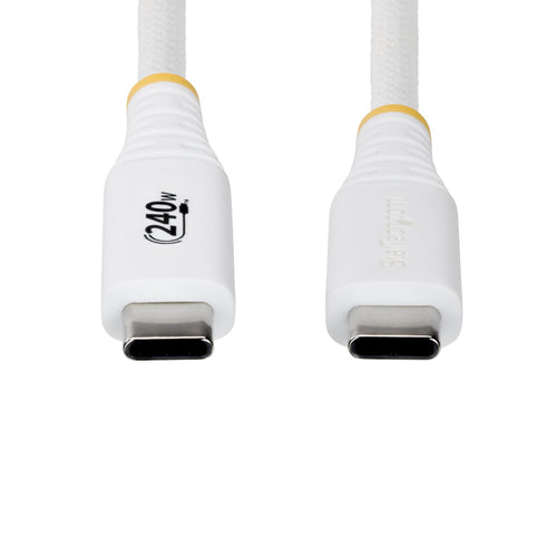 USB-C CABLE USB-IF CERTIFIED 240W PD/SILICONE JACKET/RUGGED
