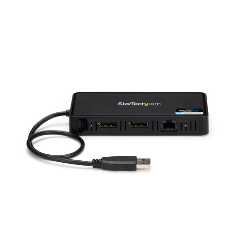 USB 3.0 MINI DOCK DUAL MONITOR DOCKING STATION