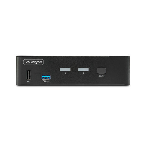 2-PORT DISPLAYPORT KVM SWITCH - 8K 60HZ HOTKEYS TAA COMPLIANT