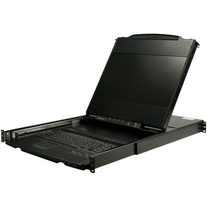 DVI VGA RACKMOUNT KVM CONSOLE INTEGRATED LCD MONITOR KVM SWITCH
