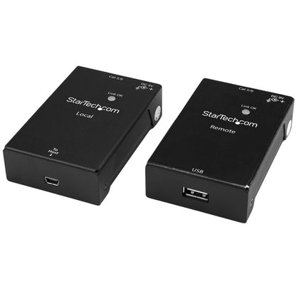 1 PORT USB 2.0 EXTENDER HUB USB-A OVER CAT5/6 ETHERNET RJ45