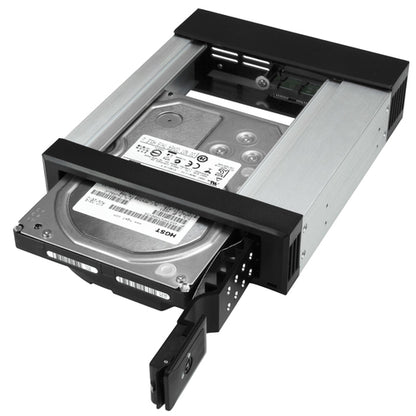 HARD DRIVE BAY MOBILE RACK SATA SAS HDD 5.25 TRAYLESS ADAPTER