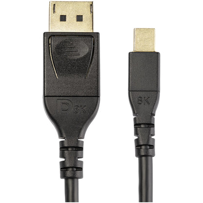 MINI DISPLAYPORT TO DISPLAYPORT 1.4 CABLE 8K HBR3 VIDEO CORD 3FT