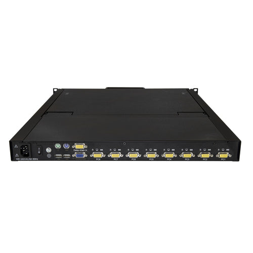 8 PORT RACKMOUNT KVM CONSOLE INTEGRATED LCD MONITOR KVM SWITCH