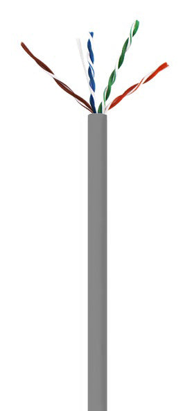 CAT6 550MHz NO SPLINE GREY