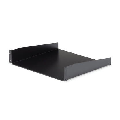 BLACK STANDARD UNIVERSAL SERVER RACK CABINET SHELF