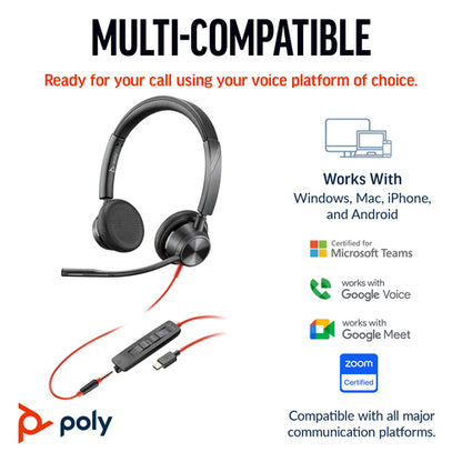 POLY BW 3325 USB-C HS 3.5MMP USB-C/A