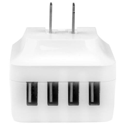 4 PORT USB TRAVEL WALL CHARGER UNIVERSAL TRAVEL USB POWER ADAPTER