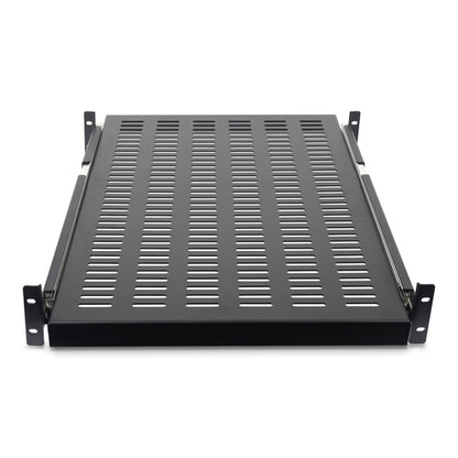 2U SERVER RACK SHELF SLIDING VENTED HEAVY DUTY RACK MOUNT SHELF (UNISLDSHF19)