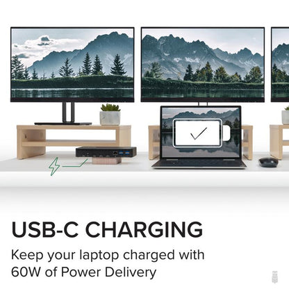 PLUGABLE UD-3900PDZ USB C TRIPLE DISPLAY DOCK W/ PD